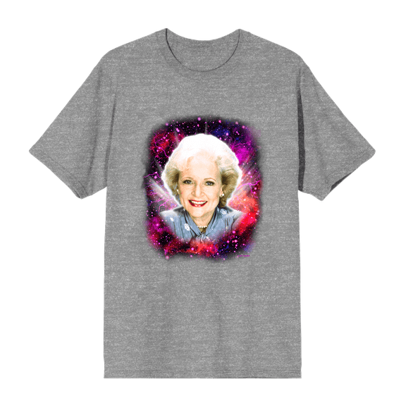 Golden Girls Rose Galaxy Headshot Crew Neck Short Sleeve Men's T-shirt-Medium