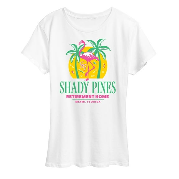 Golden Girls - Shady Pines Retirement Home - Women's Short Sleeve Graphic T-Shirt