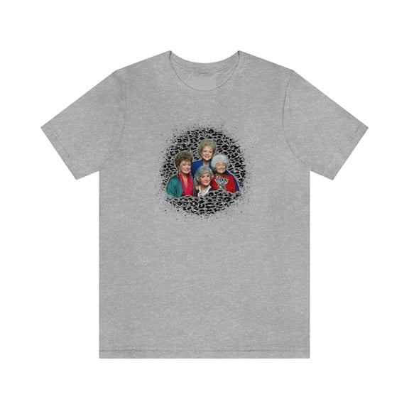 Golden Girls Shirt White Leopard Shirt Unisex Jersey Short Sleeve Women