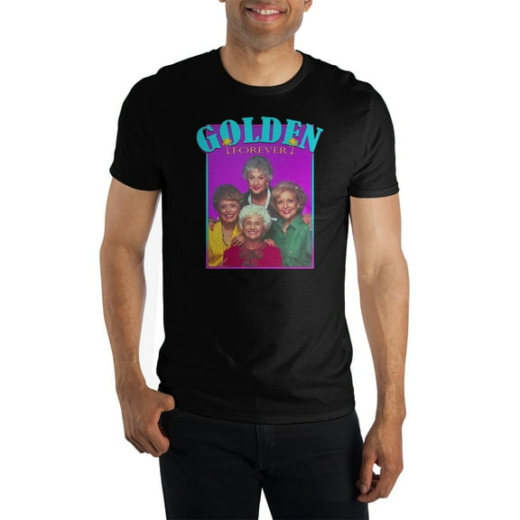 Golden Girls Sitcom Mens Black Short Sleeve Shirt-X-Large