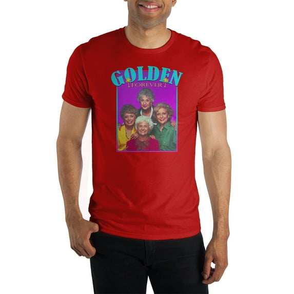 Golden Girls Sitcom Mens Red Short Sleeve Shirt-X-Large