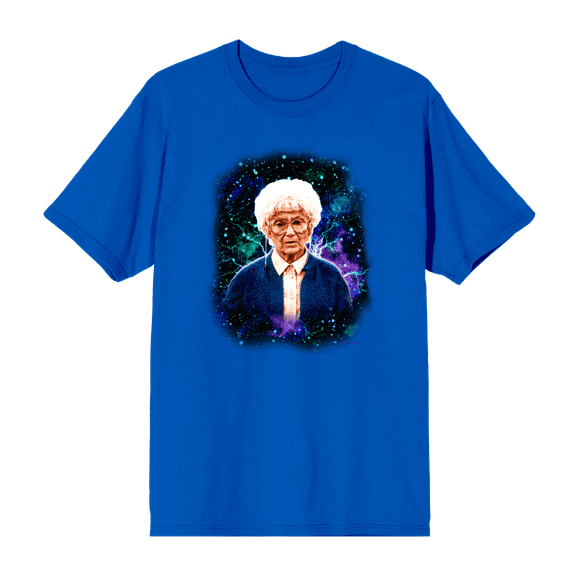 Golden Girls Sophia Galaxy Headshot Crew Neck Short Sleeve Men's T-shirt-3XL