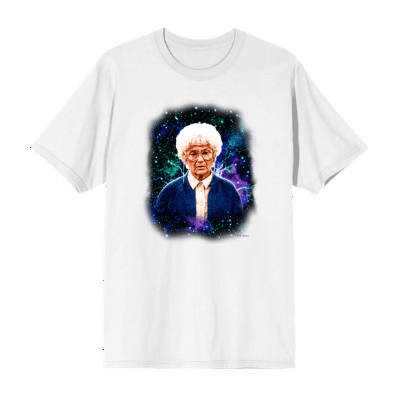 Golden Girls Sophia Galaxy Headshot Crew Neck Short Sleeve Men's T-shirt-Medium