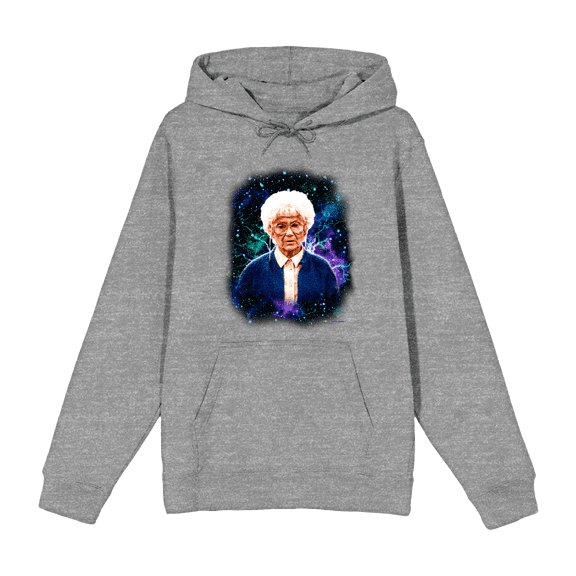 Golden Girls Sophia Galaxy Headshot Long Sleeve Unisex Adult Hooded Sweatshirt-XL