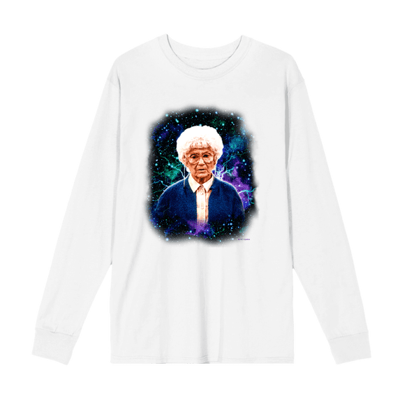 Golden Girls Sophia Galaxy Headshot Long Sleeve Unisex Adult Tee-XL