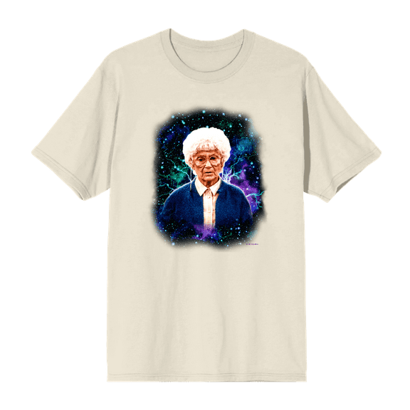 Golden Girls Sophia Galaxy Headshot Men's Short Sleeve Tee-3XL