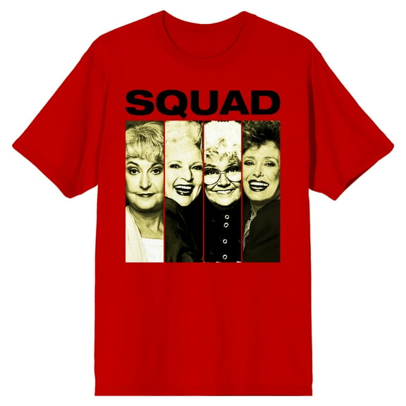Golden Girls Squad Men's Red T-shirt-XX-Large