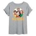 thumbnail image 1 of Golden Girls - Stay Golden Group - Juniors Ideal Flowy Muscle T-Shirt, 1 of 5