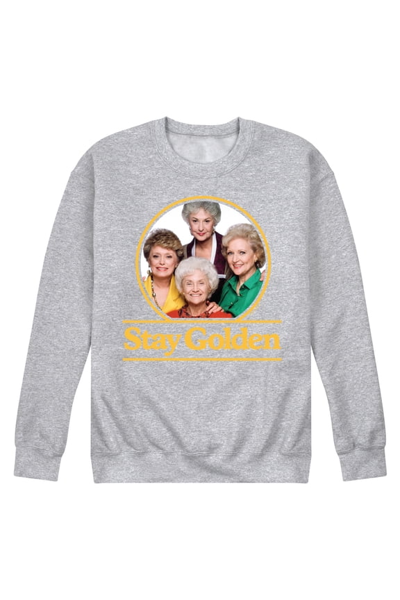 Golden Girls - Stay Golden Group - Men's Crew Neck Fleece Pullover