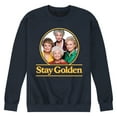 thumbnail image 1 of Golden Girls - Stay Golden Group - Men's Crew Neck Fleece Pullover, 1 of 5