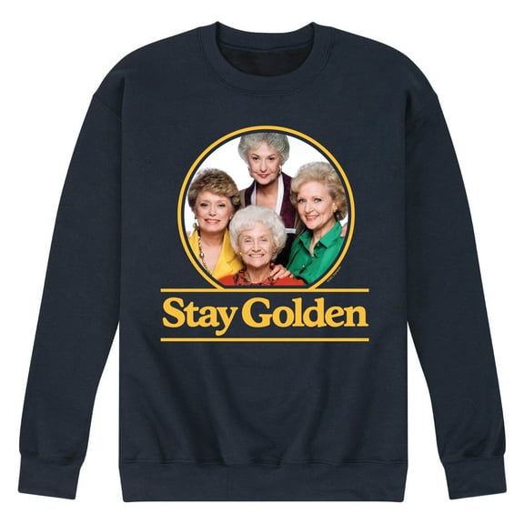 Golden Girls - Stay Golden Group - Men's Crew Neck Fleece Pullover