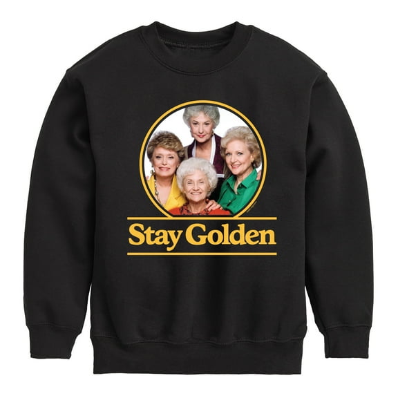 Golden Girls - Stay Golden Group - Toddler And Youth Crewneck Fleece Sweatshirt