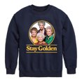 thumbnail image 1 of Golden Girls - Stay Golden Group - Toddler And Youth Crewneck Fleece Sweatshirt, 1 of 5