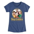 thumbnail image 1 of Golden Girls - Stay Golden Group - Toddler And Youth Girls Short Sleeve Graphic T-Shirt, 1 of 5