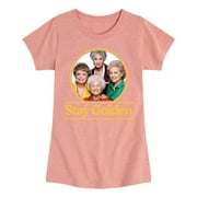 THE GOLDEN GIRLS Golden Girls - Stay Golden Group - Toddler And Youth Girls Short Sleeve Graphic T-Shirt