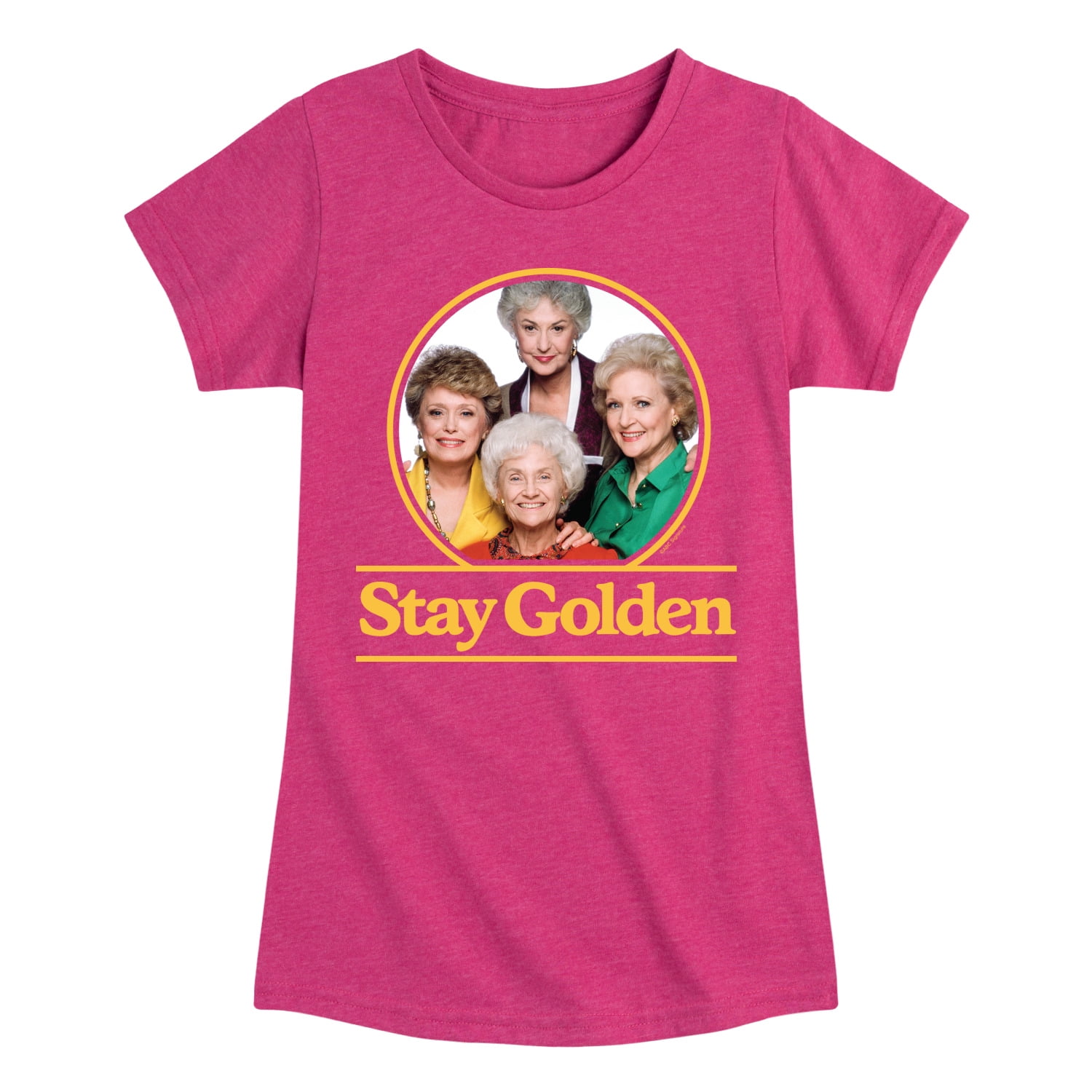 Golden Girls Stay Golden Group Toddler And Youth Girls Short Sleeve Graphic T Shirt Walmart