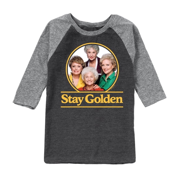 Golden Girls - Stay Golden Group - Toddler And Youth Raglan Graphic T-Shirt