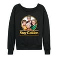 thumbnail image 1 of Golden Girls - Stay Golden Group - Women's Lightweight French Terry Long Sleeve Shirt, 1 of 5