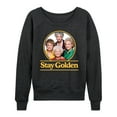 thumbnail image 1 of Golden Girls - Stay Golden Group - Women's Lightweight French Terry Long Sleeve Shirt, 1 of 5