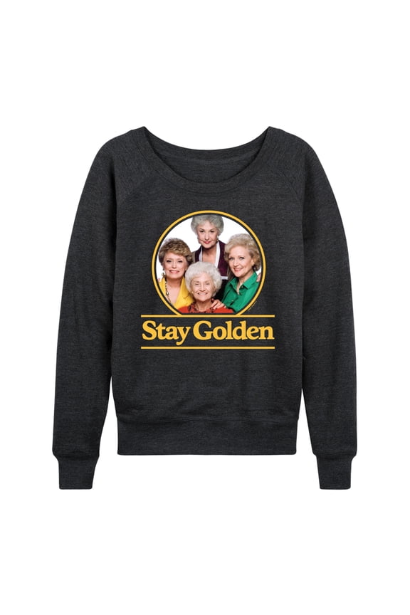 Golden Girls - Stay Golden Group - Women's Lightweight French Terry Long Sleeve Shirt