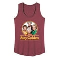 thumbnail image 1 of Golden Girls - Stay Golden Group - Women's Racerback Tank Top, 1 of 5