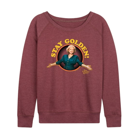 Golden Girls - Stay Golden Stay Golden - Women's Lightweight French Terry Long Sleeve Shirt