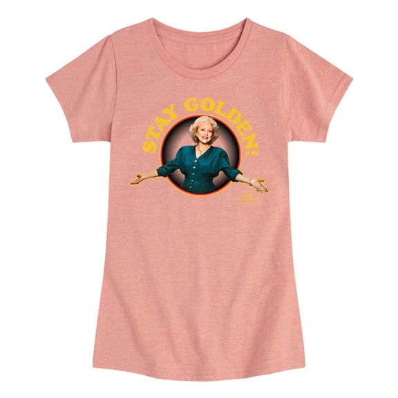 Golden Girls - Stay Golden - Toddler And Youth Girls Short Sleeve Graphic T-Shirt