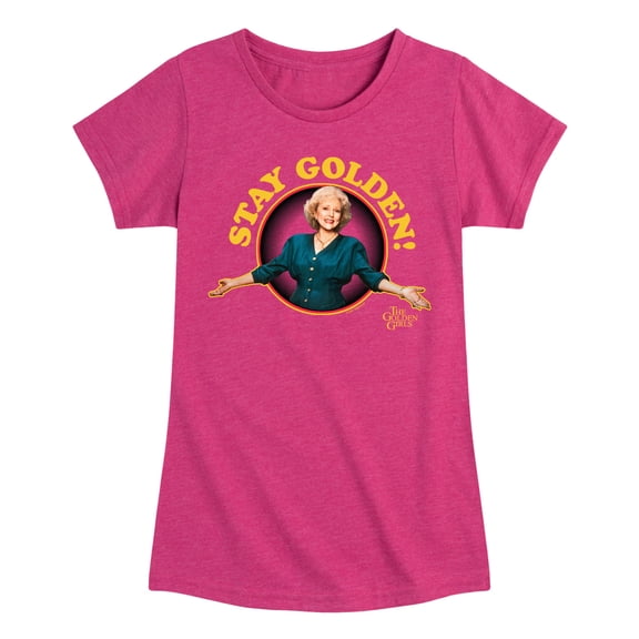 Golden Girls - Stay Golden - Toddler And Youth Girls Short Sleeve Graphic T-Shirt