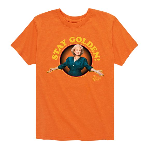 Golden Girls - Stay Golden - Toddler And Youth Short Sleeve Graphic T-Shirt