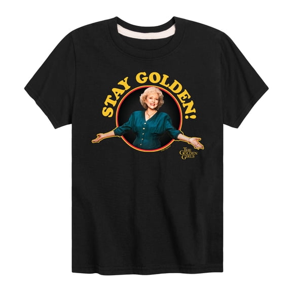 Golden Girls - Stay Golden - Toddler And Youth Short Sleeve Graphic T-Shirt