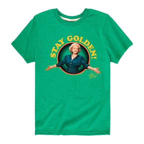 Golden Girls - Stay Golden - Toddler And Youth Short Sleeve Graphic T-Shirt