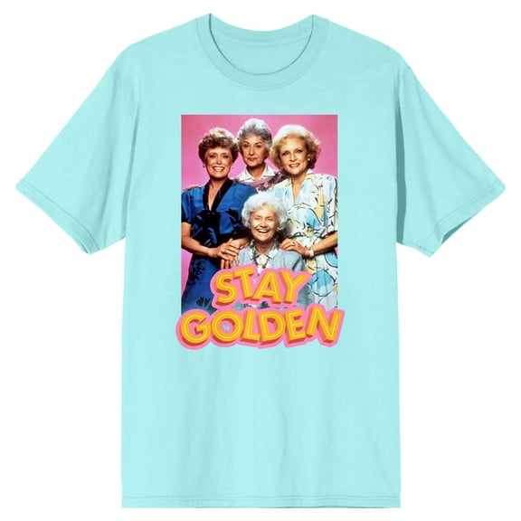Golden Girls Stay Golden Women's Mint Short Sleeve Tee Shirt-3XL