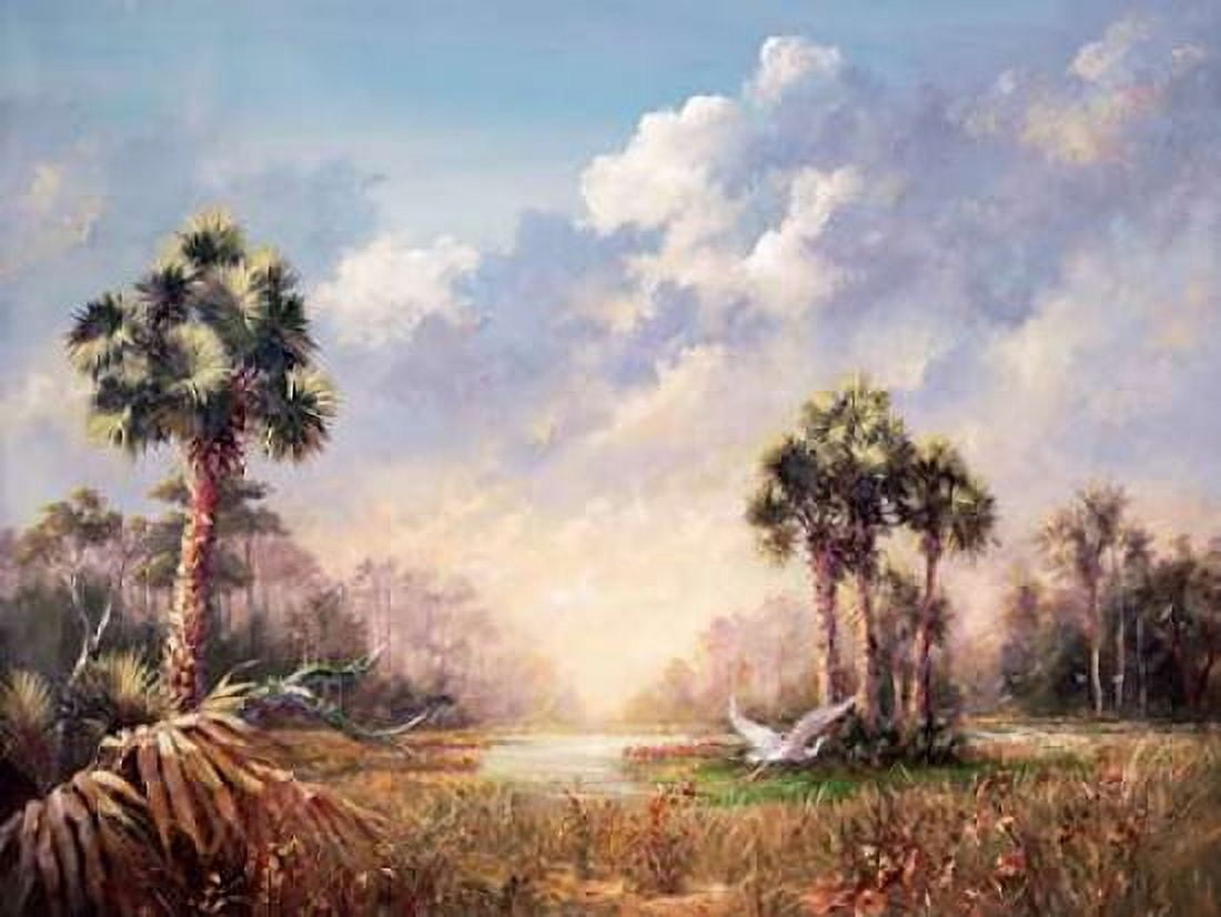 Golden Glades Canvas Art - Art Fronckowiak (18 x 24)