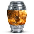 thumbnail image 1 of Golden Glee Human Urns For Ashes Adult Woman - Urns For Human Ashes Adult Male & Female - Cremation Urn Human Ashes - Adult Cremation Urns For Human Ashes - Included Velvet Bag (Size -10"), 1 of 5