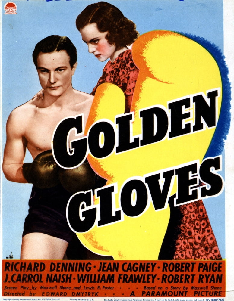 Golden Gloves Canvas Art -  (11 x 17)