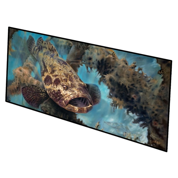 Golden Goliath Grouper Indoor / Outdoor Runner Mat 28x58