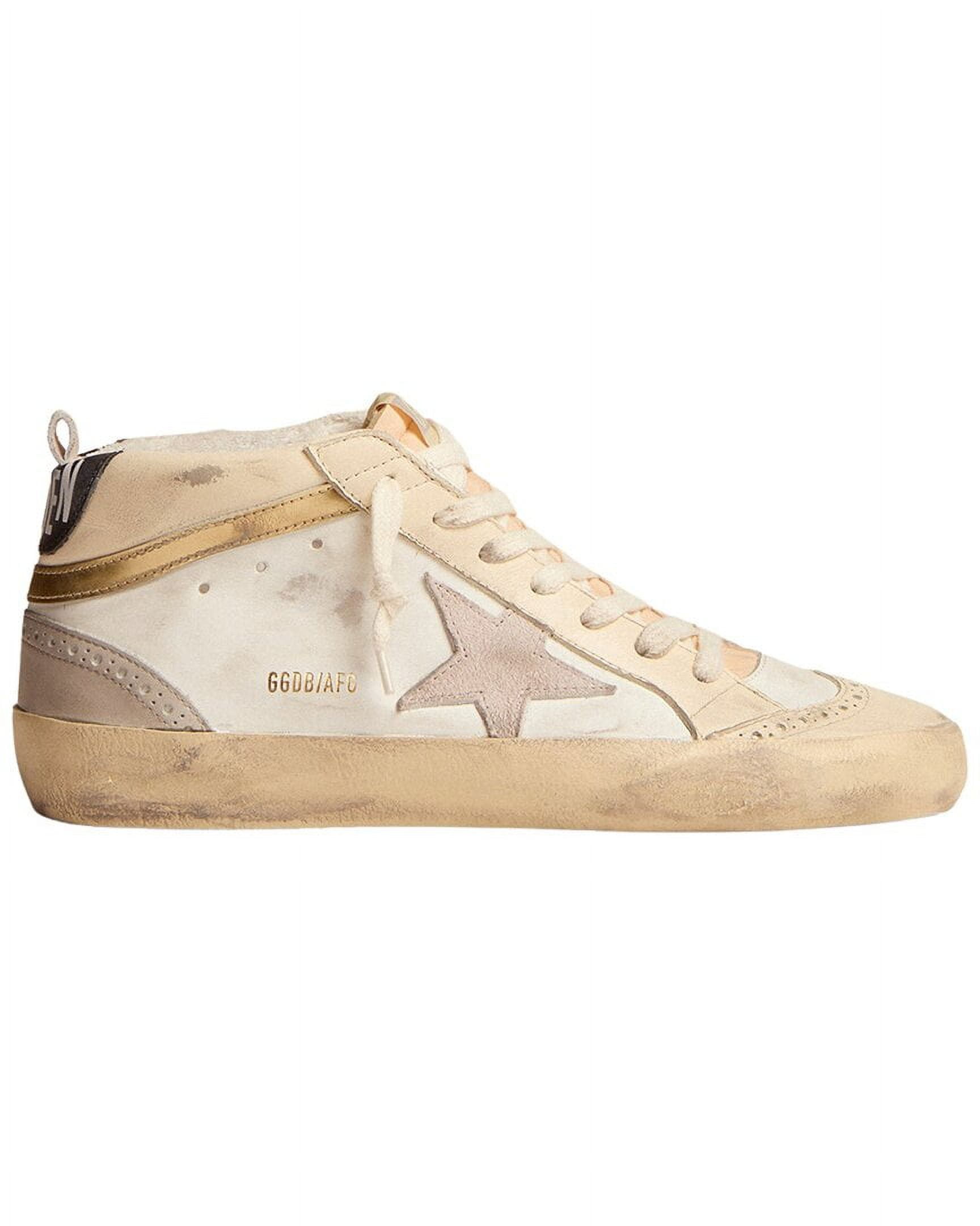 Golden Goose Mid Star Leather Sneaker, 41, White Jamaica Ubuy