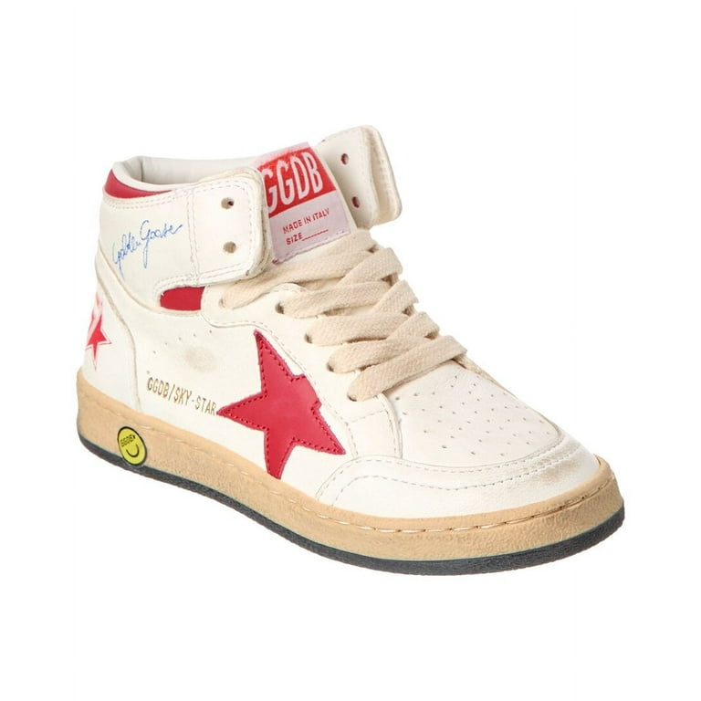 Golden Goose Sky Star Leather Sneaker 33 White Walmart