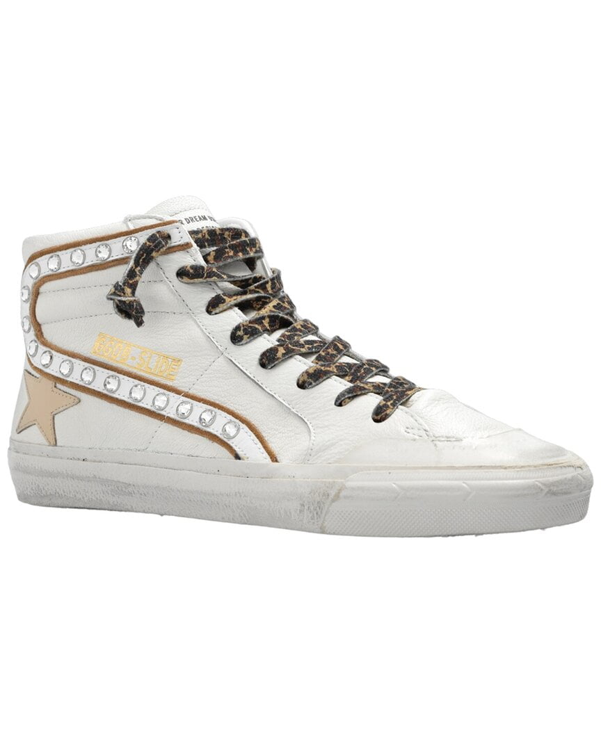 Golden Goose GWF00211F00341110350SLIDEPENSTARNAPPA… Golden Goose Slide Suede & Leather Sneaker, 40, White