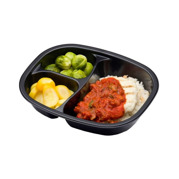 Golden Gourmet Chicken Cacciatore Over Rice with Marinara Brussels Sprouts Yellow Squash Meal, 14 Ounce - 20 per case.
