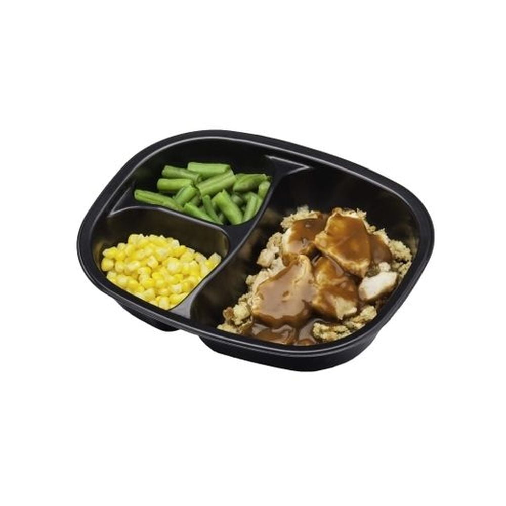 Golden Gourmet Turkey and Dressing with Gravy Green Beans Corn Meal, 11 Ounce -- 20 per case