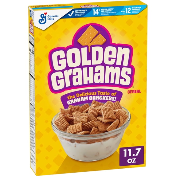 Golden Grahams Breakfast Cereal, Graham Cracker Taste, 11.7 oz