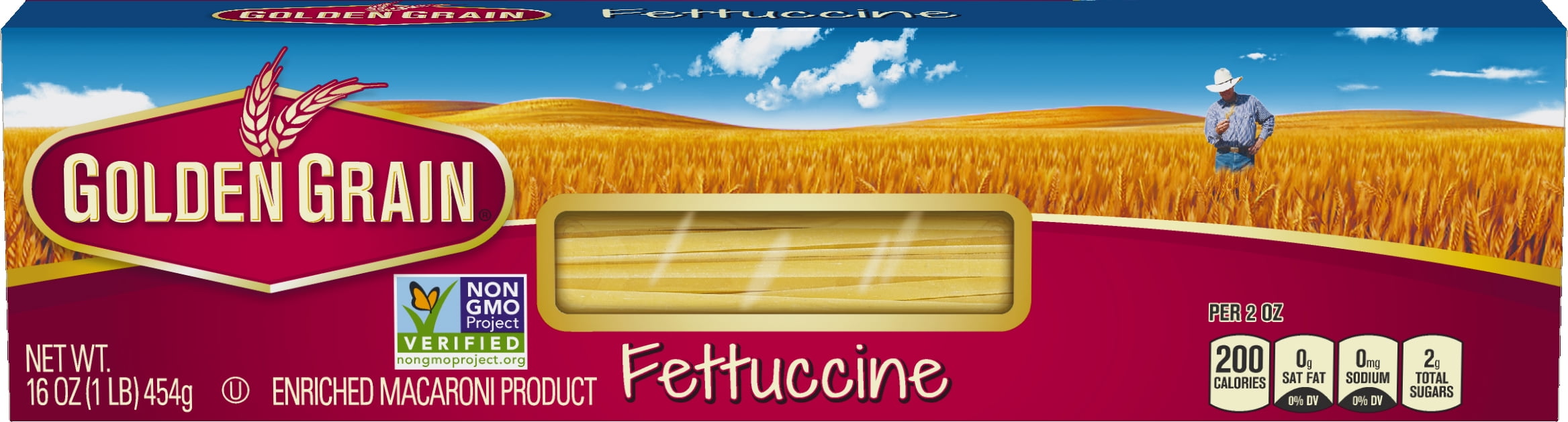 Golden Grain Fettuccine, 16 oz