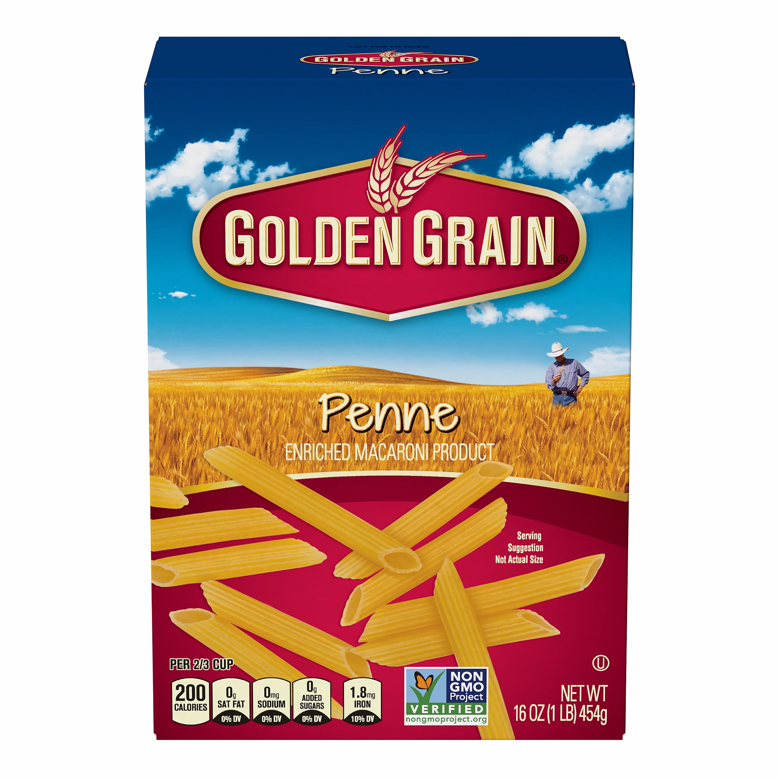 Golden Grain Penne Rigate, 16 oz