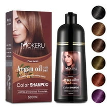 Golden Hair Dye Shampoo Hair Color Shampoo for White Hair,Hair Clean,Hair Color,Hair Care 3 in 1 Natural Dark Brown Hair Dye Shampoo for Men & Women, 500ml