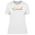 thumbnail image 1 of Golden Handwriting Canada T-Shirt Women -Image by Shutterstock, Female x-Large, 1 of 2