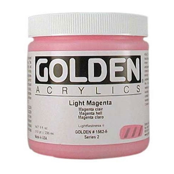 Heavy Body Acrylics by GOLDEN, Cadmium Orange, 8 fl. oz. Jar, Professional Acrylic Paint, Opaque