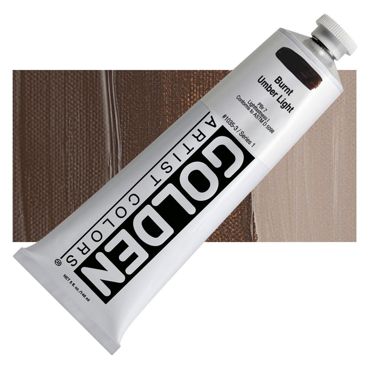 Golden - Heavy Body Acrylic - Burnt Umber Light, 5 oz