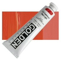 Golden Heavy Body Artist Acrylics - Cadmium Red Light, 2 oz Tube