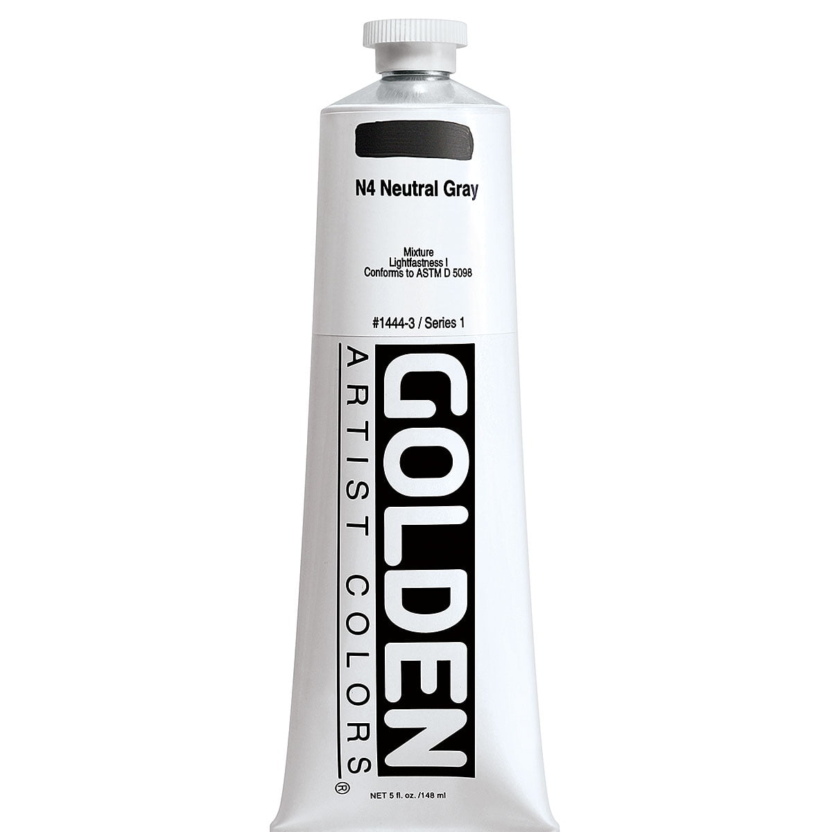 Golden Heavy Body Acrylic - Neutral Gray 4, 5 oz